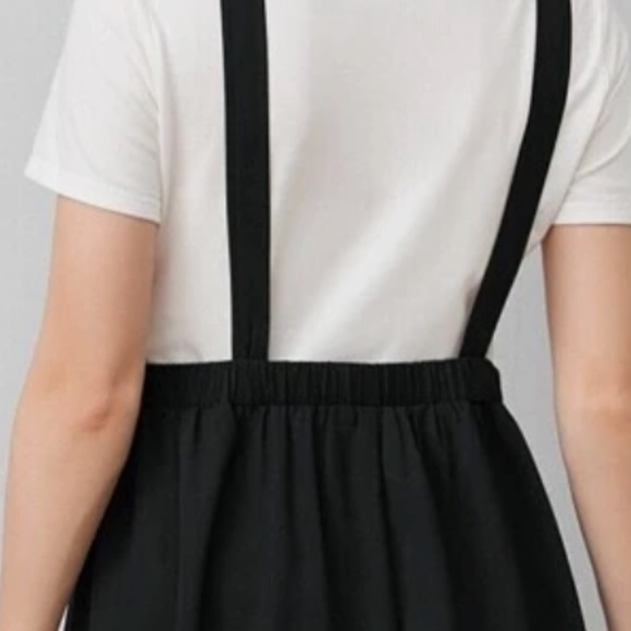 Classic Black Tie Strap Midi Dress - Picture 3 of 6